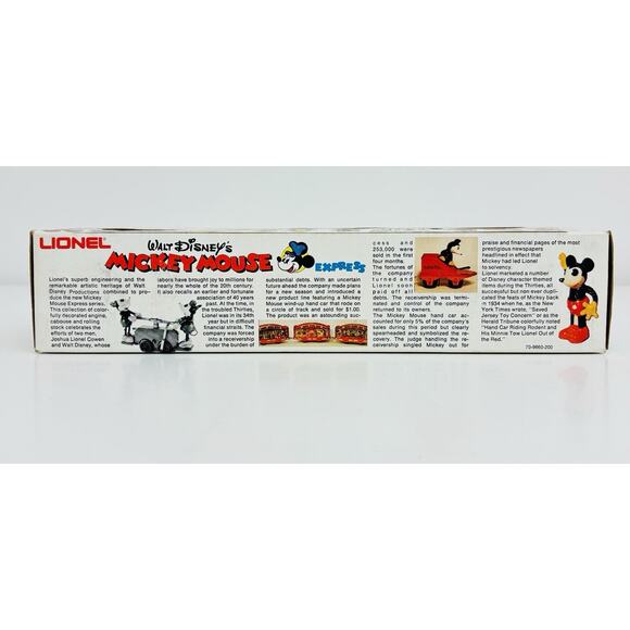 Lionel Dumbo Hi-Cube Box Car Walt Disney's Mickey Mouse Express 6-9663 NOS - Picture 10 of 10